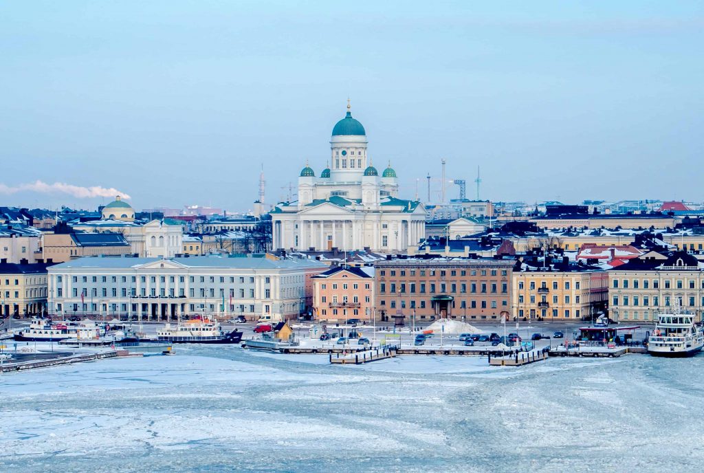 Helsinki aus der Sicht des South Harbour