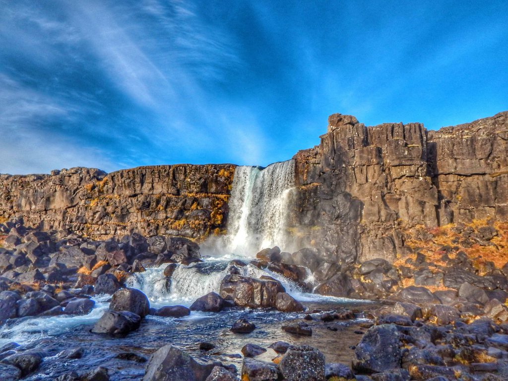 Oxarafoss Wasserfall