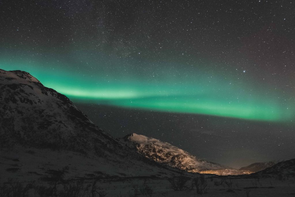 Polarlichter in Norwegen