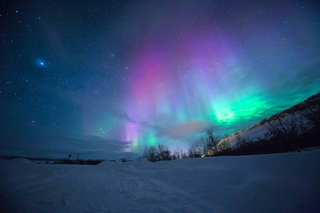 Eine Reise zu den Polarlichter nach Tromsø