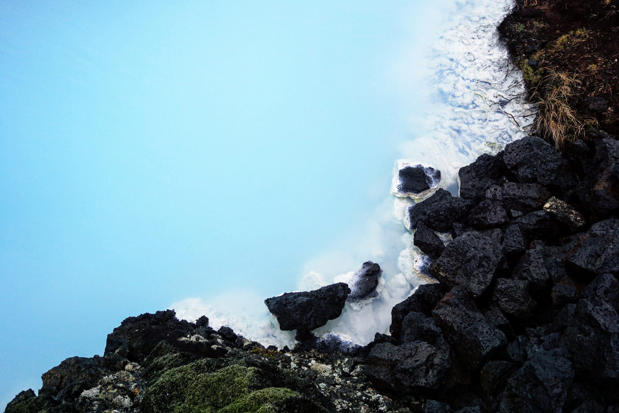 Blaue Lagune Island von oben