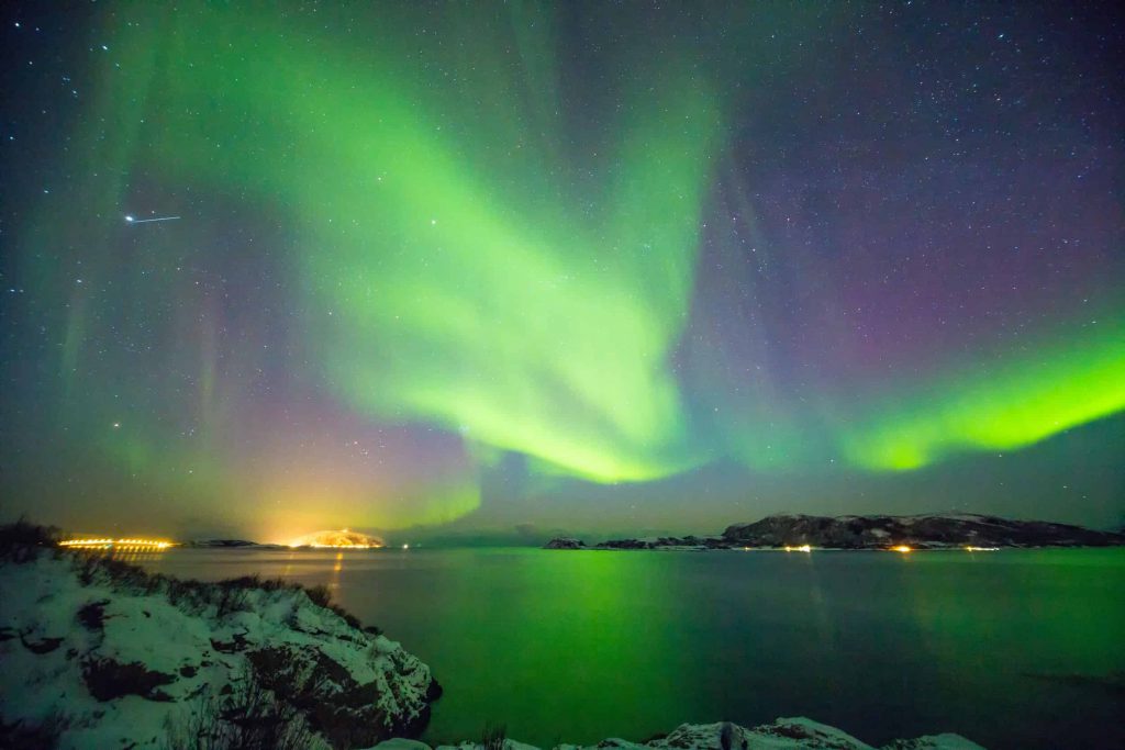Tromsø unter Nordlichtern